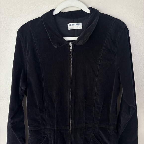 Free People We the Free Jayde Corduroy  Jumpsuit Flare Leg Women’s Size XL - Picture 6 of 10